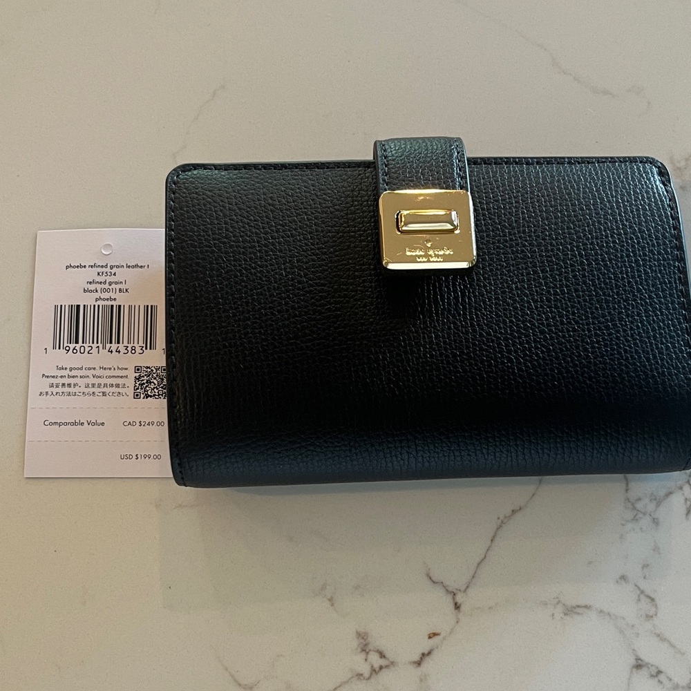 Kate Spade Pheobe Grained Leather Wallet